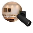 Spot LED de Sobrepor Rubik 10W 3000K Preto Orientável IRC97 Opus ST3260 Spot LED de Sobrepor Rubik 10W 3000K Preto Orientável IRC97 Opus ST3260
