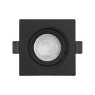 Spot Led Eco Cor Preto Potência 5w Temperatura Da Luz 6500k Quadrado - Black Decker Spot Led Eco Cor Preto Potência 5w Temperatura Da Luz 6500k Quadrado - Black Decker