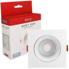 Spot Led ECO Quadrado 9W Bivolt Direcionável Neutro Spot Led ECO Quadrado 9W Bivolt Direcionável Neutro