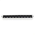 Spot LED Embutir 10 Focos 20w 4000k Branco Neutro Luminária Retangular Bivolt Teto Gesso Sanca Decorativa Luz Direcionável Casa Sala Quarto Closet Spot LED Embutir 10 Focos 20w 4000k Branco Neutro Luminária Retangular Bivolt Teto Gesso Sanca Decorativa Luz Direcionável Casa Sala Quarto Closet