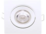 Spot Led Embutir 5w Quadrado 9x9cm Branco Frio Bivolt