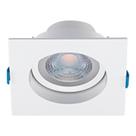 Spot Led Embutir 7W 4000K 610LM 30 Recuado Quadrado Branco Bivolt Stella