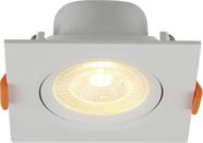Spot led embutir 8w 6.500k quadrado 4,6cm bivolt blumenau