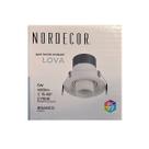 Spot Led Embutir Lova 5W 2700K 15-60 IRC 97 Branco Bivolt - Nordecor - 6450
