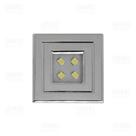 Spot LED Embutir MINI para móveis POP-Q-AL-BR-0,9W LUMITEK Spot LED Embutir MINI para móveis POP-Q-AL-BR-0,9W LUMITEK