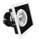 Spot Led Embutir Quadrado Direcionável 13W Bivolt B. Quente