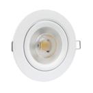 Spot LED Embutir Redondo Bivolt 5W Branco Quente 3000k Iluminação Moderna