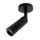 Spot Led Luminária De Sobrepor Teto 5w 3000k Preto Para Sala