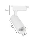 Spot led nize p/trilho 15w 4000k br. 6920
