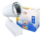 Spot Led Para Trilho Eletrificado Branco 30W Branco Quente