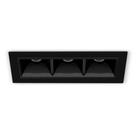 Spot Led Picco Embutir 7w Branco Quente 2700k 560lm Preto 34 Bivolt Ip40 Interlight