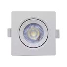 Spot Led Quadrado 5W 6500K Branco Frio - SET
