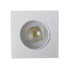 Spot Led Quadrado 5w Embutir Gesso Teto Direcionável bivolt