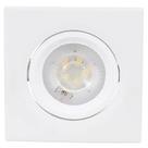 Spot Led Quadrado Direcionável Bivolt 5 Watts e 6000K - 9982 - GAYA