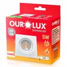 Spot LED Quadrado Embutir 05 watts Bivolt 6400k Branco frio OUROLUX Spot LED Quadrado Embutir 05 watts Bivolt 6400k Branco frio OUROLUX