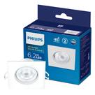 Spot Led Quadrado Embutir 6,2w Ip20 36º Bivolt Sl052 Philips