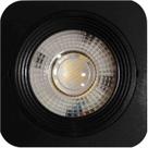 SPOT LED QUADRADO FIXO SOBREPOR 5W BRANCO FRIO 6000k PRETO BIV KIAN