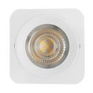 SPOT LED QUADRADO FIXO SOBREPOR 5W BRANCO FRIO 6500k BRANCO CTB