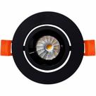 SPOT LED REDONDO DIRECIONAVEL EMBUTIR 20W 6000k ALUMINIO PRETO EMBULED