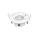 Spot Led Redondo Ol De Embutir 5w 3000k