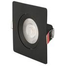 Spot LED Tramontina Quadrado 3 W 3000 K Preto Luz Amarela Spot LED Tramontina Quadrado 3 W 3000 K Preto Luz Amarela