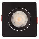 Spot Led Tramontina Quadrado 3k 3000k Preto Luz Amarela Tramontina