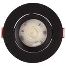Spot Led Tramontina Redondo 3k 6500k Preto Luz Branca Tramontina