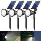 Spot Lights solares APOMAO 36 LEDs 1000LM à prova d'água, pacote com 4