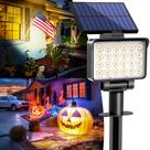 Spot Lights solares AUDERWIN à prova d'água para bandeira, pacote com 4
