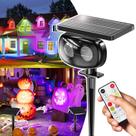 Spot Lights solares MOFOYEAH, pacote com 2, impermeável, 9 cores, LED