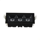 Spot Luminária Embutir 3 Focos Led 6w 3000k Retangular Bivolt Spot Luminária Embutir 3 Focos Led 6w 3000k Retangular Bivolt