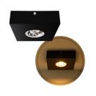 Spot Luminária Semi Embutido Fast Alumínio Preto + Led Ar70 Br. Quente St3230 Spot Luminária Semi Embutido Fast Alumínio Preto + Led Ar70 Br. Quente St3230