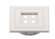 Spot lumini pop quadrado branco 1w 6000k - PIX Spot lumini pop quadrado branco 1w 6000k - PIX