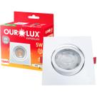 Spot Mini Quadrado Embutir Super Led 5W Frio Bivolt