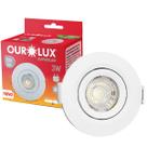 Spot Mini Redondo Embutir Super Led 3W Branco Neutro Bivolt