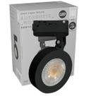 Spot para Trilho Eletrificado 10w Redondo Preto Nobby Deluxe Spot para Trilho Eletrificado 10w Redondo Preto Nobby Deluxe