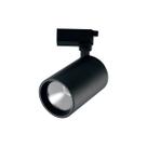 Spot Para Trilho Eletrificado Led Luz Quente/Neutra 10W Bivolt Branco/Preto Moderna Industrial