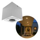 Spot Plafon Box 1 Foco E27 Alumínio Sobrepor Moderna Starlumen ST3236 - Branco