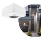 Spot Plafon Box Sobrepor Quadrado AR111 Direcionável Branco