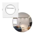 Spot Plafon Embutir Quadrado Light Orientavel Aluminio p/ LED MR16 ST2999-Branco
