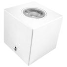 Spot Plafon Sobrepor Box Quadrado Mr16 Branco + Led 4,8w Branco Frio