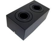 Spot Plafon Sobrepor Duplo Alumínio Dicróica GU10 9.6W 6000k Bivolt Spot Plafon Sobrepor Duplo Alumínio Dicróica GU10 9.6W 6000k Bivolt