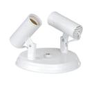 Spot Popy Liso 2 Focos Branco - Rt comercial Spot Popy Liso 2 Focos Branco - Rt comercial