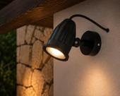 Spot Projetor Led 8w Para Pergolado Espeto Jardim Ip65 Opus 127/220v Preto 3000k