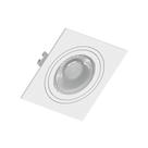 Spot Quadrado Branco LED Integrado 5W Bivolt Branco Frio