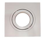 Spot Quadrado Embutir Face Plana Par20 E27 Branco - OPUS
