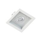 Spot quadrado recuado para dicroica (MR-16) GU10 100X100X35 mm
