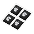 Spot Quadruplo Embutir Quadrado Recuado Branco Fundo Preto Ar111 Gu10