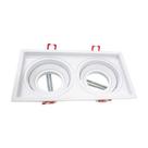 Spot Recuado De Embutir Orientavel Duplo Aluminio 115x210mm Interlight