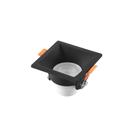 Spot recuado de embutir quadrado, 6W, 6500K (luz branca), preto - Blumenau